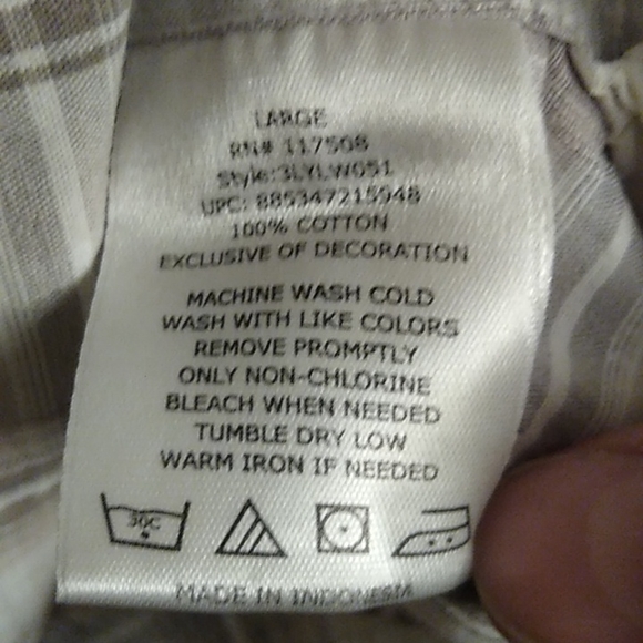 Levi Strauss Snap Front Western Shirt - Picture 6 of 7